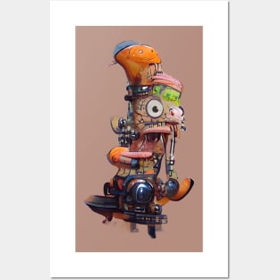 UGLY NERDY CARTOON Posters and Art